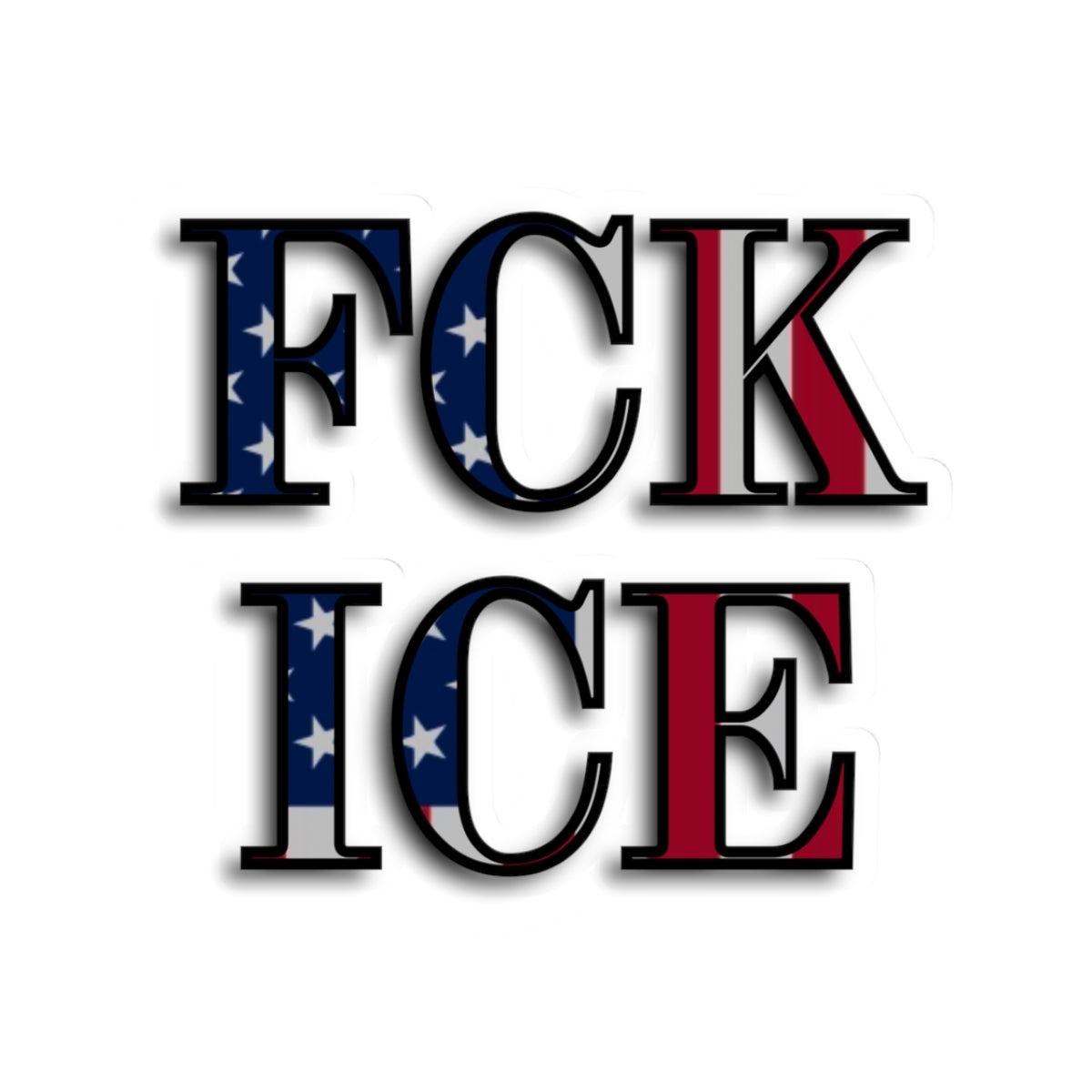 FCK ICE Stickers